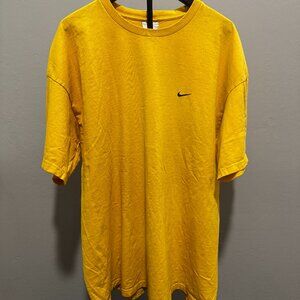 Vintage Nike Embroidered Black Logo 'Swoosh' T-Shirt